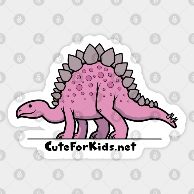 CuteForKids - Stegosaurus - Branded Sticker by VirtualSG
